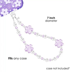 Lavender Cherry Blossom Phone Charm