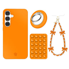 Pumpkin Spice Orange Samsung Bundle Set