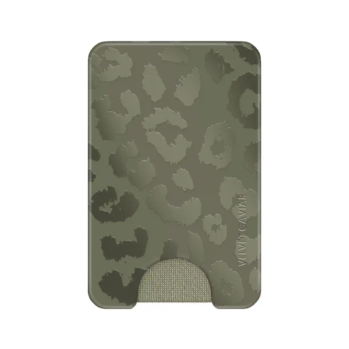 Olive Leopard MagSafe Wallet