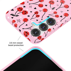 Sour Cherry Skulls Samsung Case